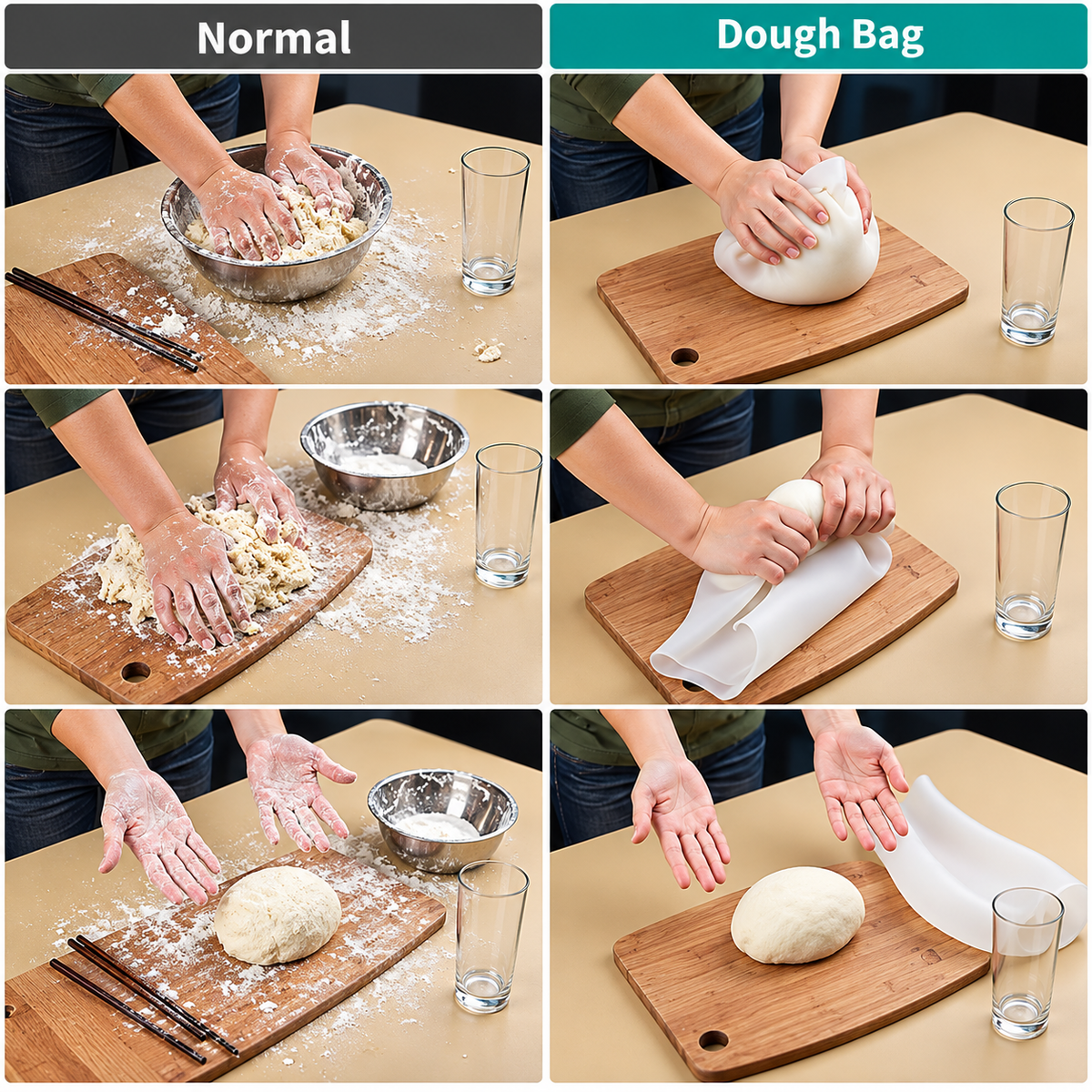 Silicone Dough Kneading Bag