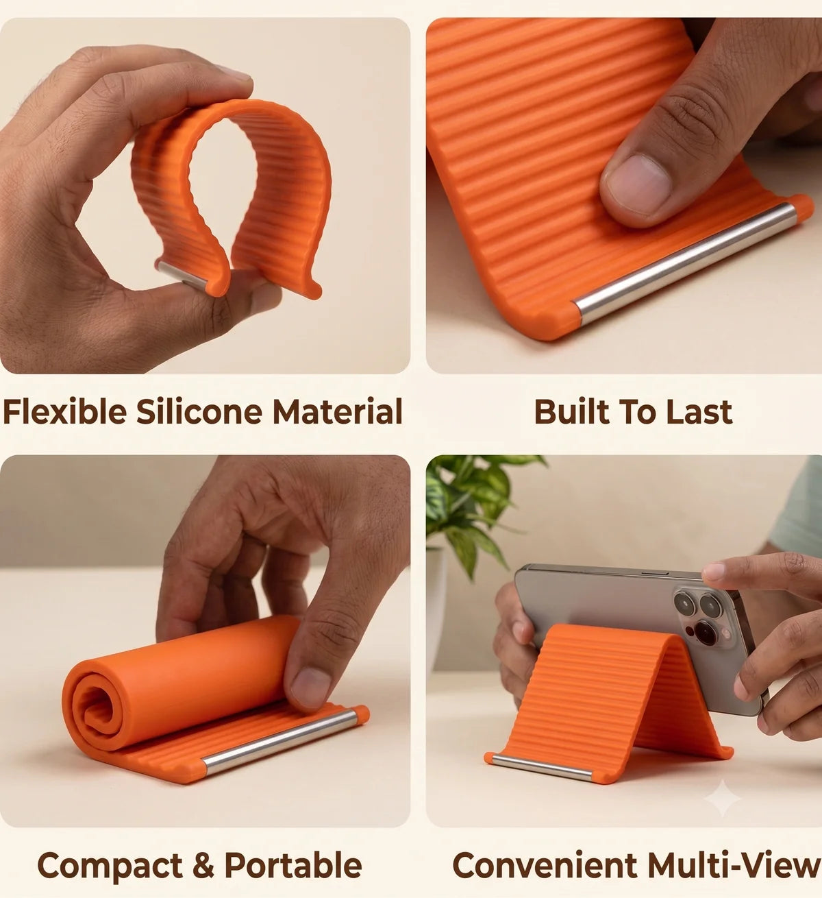 Foldable Silicone Phone Stand