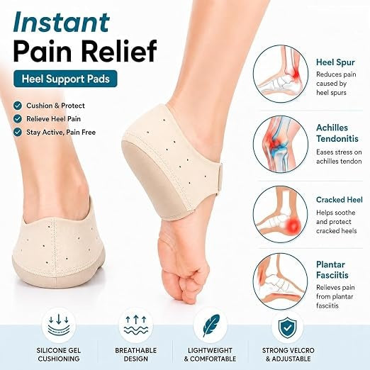 Orthotics Heel Protector Gel Pad for Heel Pain Relief