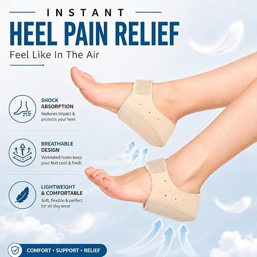 Orthotics Heel Protector Gel Pad for Heel Pain Relief