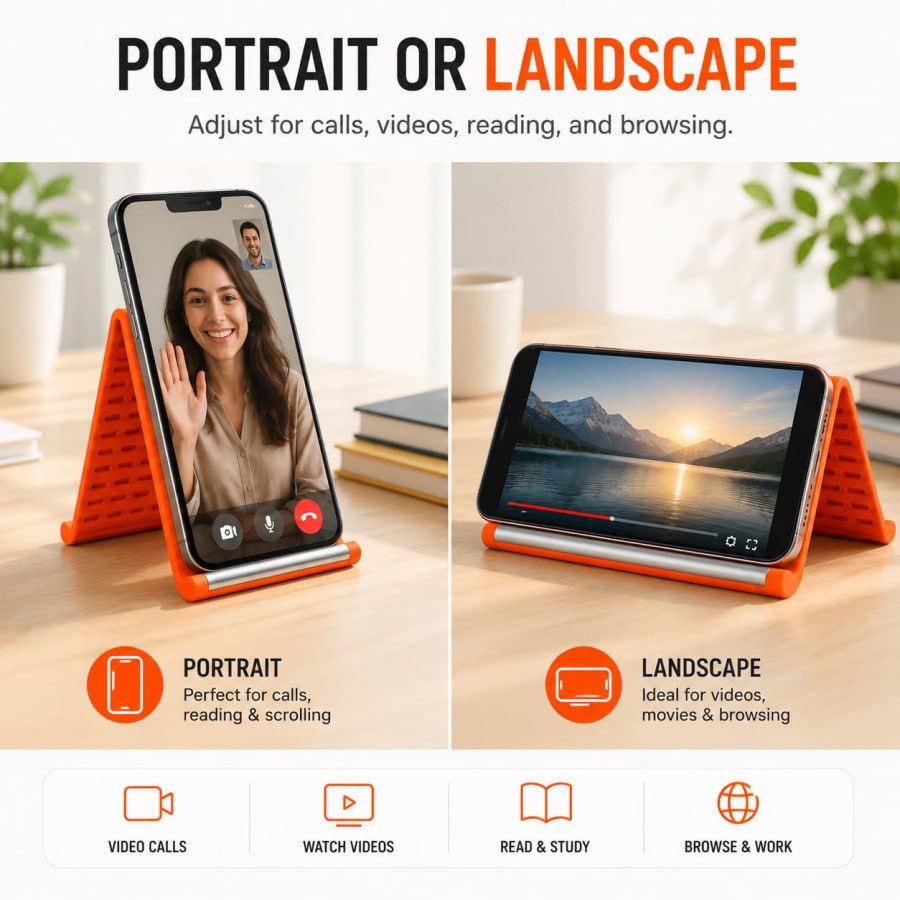Foldable Silicone Phone Stand