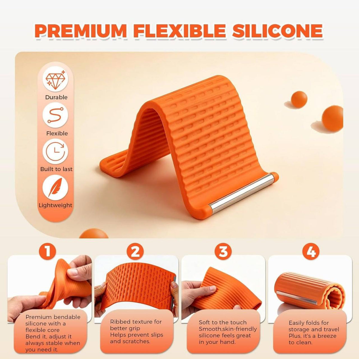 Foldable Silicone Phone Stand