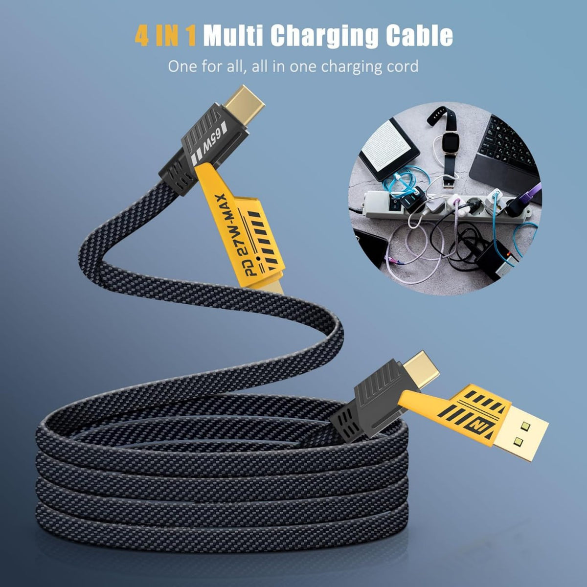 4 in 1 Charging Cable